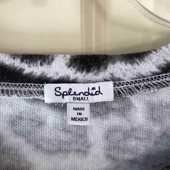 SPLENDID White Leopard Soft Knit Crop Top NWOT - Picture 3 of 7